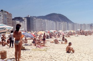 Rio de Janeiro - Copacabana Beach. 1/25/1974